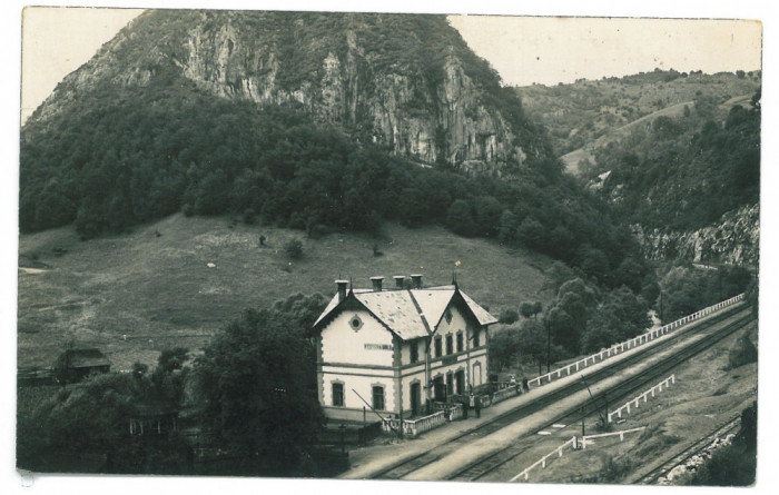 5285 - PETROSANI, Hunedoara Railway Station Pestera Boli - old postcard - unused