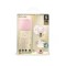 Set biberon 270ml + suzetă 0-6m + lănțișor roz gold premium