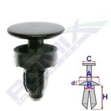 Clema, clips fixare Honda Civic Liftback 5 usi/Combi UE, Civic Hatchback/Sedan 3 usi JP, Civic Crx, Civic Hatchback/Coupe, Civic Sedan, Crv, Integra