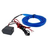 Fir Neon Auto 2m Albastru cu Invertor 12V, Interior Exterior, Tuning Lumini Auto