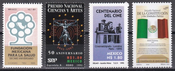 Mexic 1995 - 4 Serii, MNH