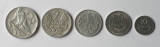 Moneda veche Polonia Lot x 5 piese valori diferite, Europa, Alpaca