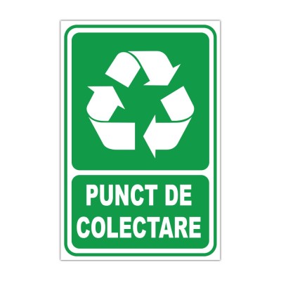 Indicator informare Punct de colectare foto