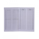 Condica Prezenta A4 Biroco, 100 File, Tipar Fata-Verso, Hartie 60g/mp, Coperta Carton