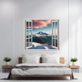 Folie imprimata color pentru decor perete locuinta, dimensiune 125 x 110cm, model: VIEW TO HAVEN 36, AVEX