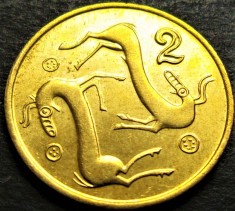 Moneda exotica 2 CENTI - CIPRU, anul 1993 * cod 2160 = UNC