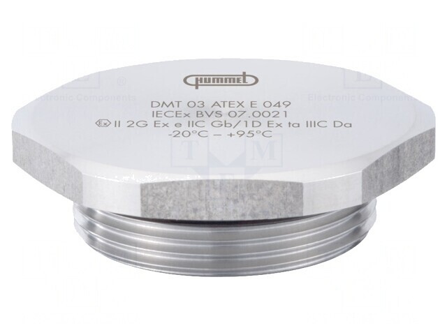Capac de protecție IP68 oțel inoxidabil M25 1,5