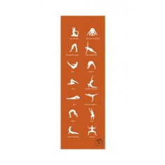 Saltea Yogamat, Portocaliu, 180 x 60 x 05 cm