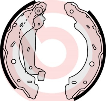 BREMBO S 50 504 ESSENTIAL LINE Set saboti frana foto