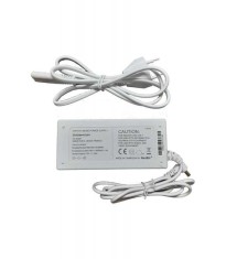 Alimentator 200-240V - 12V 3.8A cu mufa 5.5x2.5 mm alb cu cablu de foto
