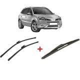 Cumpara ieftin Set 3 stergatoare RENAULT KOLEOS I (HY_) din 2008 - 2013, pentru parbriz si luneta fata si spate auto, Bosch Twin, din cauciuc siliconat rezistent, RE
