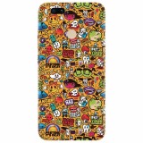 Husa silicon pentru Xiaomi Mi A1, Colorful Sticker Illustrations