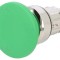 Comutator cu Apăsare 22mm Verde