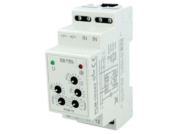 Timer Programabil 0,1s-100zile SPDT 250VAC 16A 24V