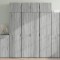 vidaXL Dulap de depozitare, sonoma gri, 70x42,5x225, lemn prelucrat 3281327