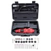 Mini Polizor Multifunctional Worcraft 135W, 32000 RPM, Accesorii Incluse, Slefuire, Taiere, Gaurire, Retea 230V, Rosu