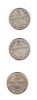 SV * Rusia tarista LOT 3 x 10 KOPEEK / COPEICI 1911 - 1914 - 1916 ARGINT, Europa