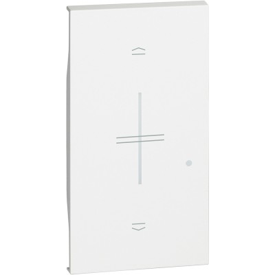 Placa intrerupator jaluzele conectat 2M Living Now Bticino alb KW32M2 foto