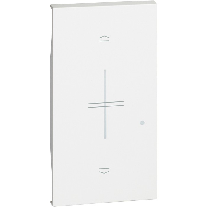 Placa intrerupator jaluzele conectat 2M Living Now Bticino alb KW32M2