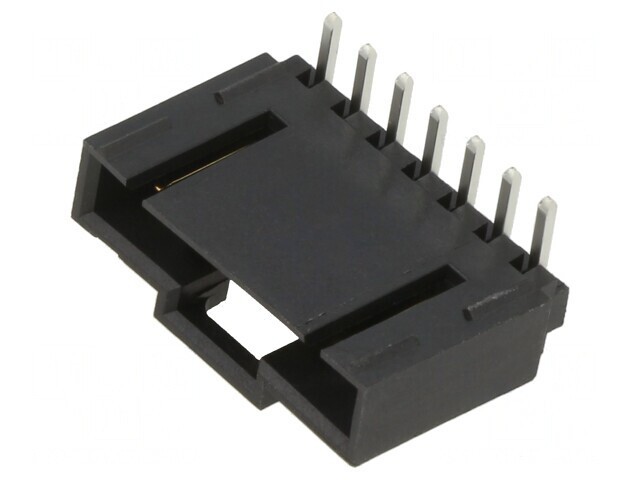 Soclu cablu-placă tată 2,54mm 7 PIN 90&deg;