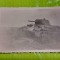 E908-I-ww2-Foto veche mica Tanc francez in lupta distrus 9/6 cm.