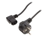 Cablu Electric 3x0,75mm2 PVC 1,8m Negru Cablexpert