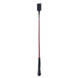 Cravasa Devil Sticks Slapper Crop din Piele Naturala, Rosu/Negru, 72 cm