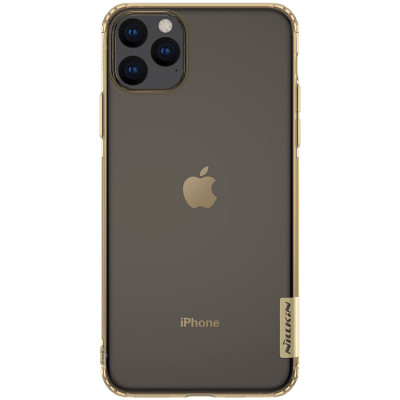 Husa TPU Nillkin Nature pentru Apple iPhone 11 Pro, Aramiu - Transparenta foto