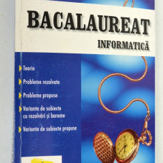 Bacalaureat informatica - Florin Moraru, ed. Petrion