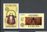 Andorra Spaniola.1976 EUROPA-Artizanat SE.437, Nestampilat