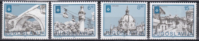 Iugoslavia 1982 - Jocurile Olimpice de iarnă - Sarajevo, MNH
