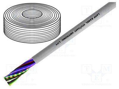Cablu UNITRONIC&amp;reg; LiYY 16x0,25mm2 neecranat 500V LAPP gri foto