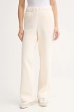MUUV. pantaloni de trening MUUV..x.Answear culoarea bej, uni