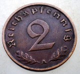 2.975 GERMANIA 2 REICHSPFENNIG 1937 A, Europa, Bronz