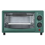 Cuptor electric RAF, 800W, capacitate 12 L, 2 moduri de operare, 33x18x20cm, Verde