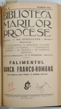 BIBLIOTECA MARILOR PROCESE , VOLUMELE IX , X , XI , XII , COLEGAT , 1928 -1931, VEZI DESCRIEREA !