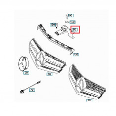 Brida de legatura grila fata MERCEDES Clasa E COUPE/CABRIO (C207), 05.2009-01.2013; Clasa E COUPE/CABRIO (C207), 01.2013-, fata, vertical