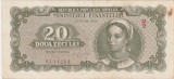 Bancnota Romania 20 Lei 1950, Stare aVF. Colectioneaza istoria!