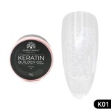 Gel pentru modelarea unghiilor 15 g, Keratin Builder Gel, K1