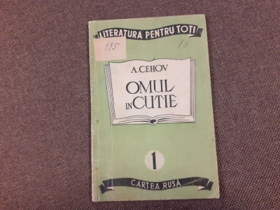 Anton Pavlovici Cehov - Omul in cutie foto
