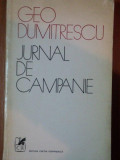 JURNAL DE CAMPANIE de GEO DUMITRESCU