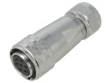 Conector circular WEIPU mufă mamă 7 pini IP67 SA2010/S7IIS-1 8-12mm 10A 500V