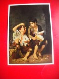 HOPCT 23167 COPII CU STRUGURI SI PEPENE-BARTOLOME ESTEBAN MURILLO [ 1618-1682] -MUNCHEN -- GERMANIA -- CP PICTURA --NECIRCULATA