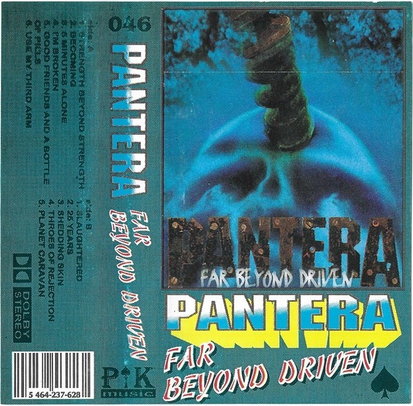 Pantera - Far Beyond Driven, Caseta audio