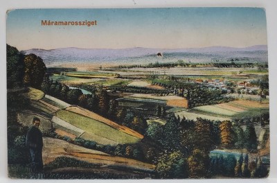 SIGHETUL MARMATIEI , VEDERE GENERALA , CARTE POSTALA , INCEPUTUL SEC. XX foto