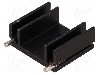 Radiator extrudat, aluminiu, 25mm x 29mm, neagra, STONECOLD - HS-130-25 foto
