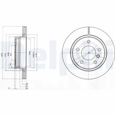DELPHI BG3041C Disc frana