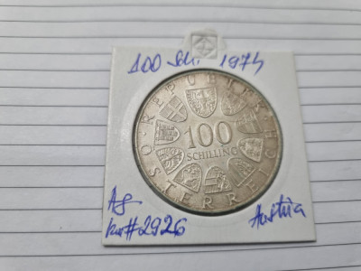 moneda austria 100 sch 1974 j.o. logo ag foto