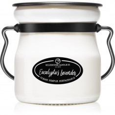 Milkhouse Candle Co. Creamery Eucalyptus Lavender lumânare parfumată Cream Jar 142 g