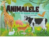 Carte cu imagini pop-up. Animalele - Luana Schidu